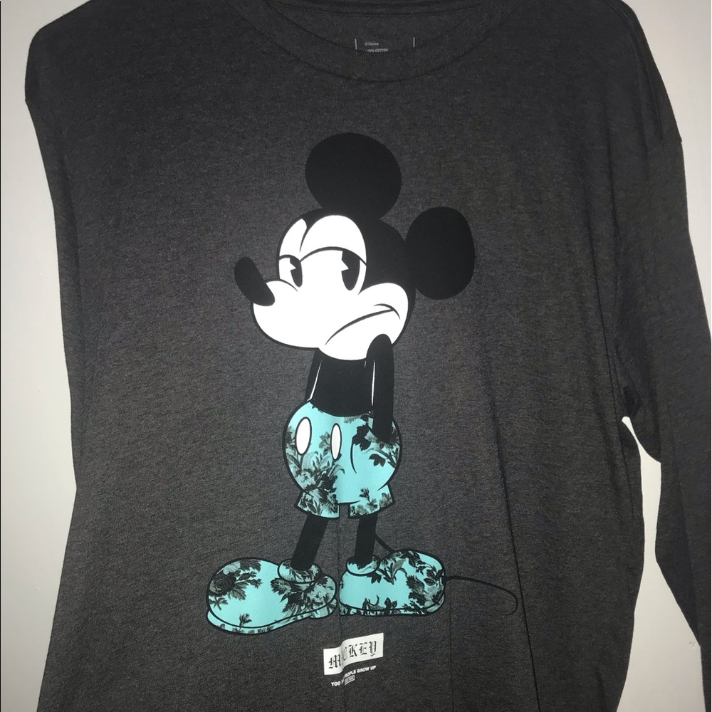 Mickey Mouse black long sleeve shirt